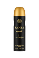 Saheb Perfumed Deodorant Spray – 200ml by Ard Al Zaafaran